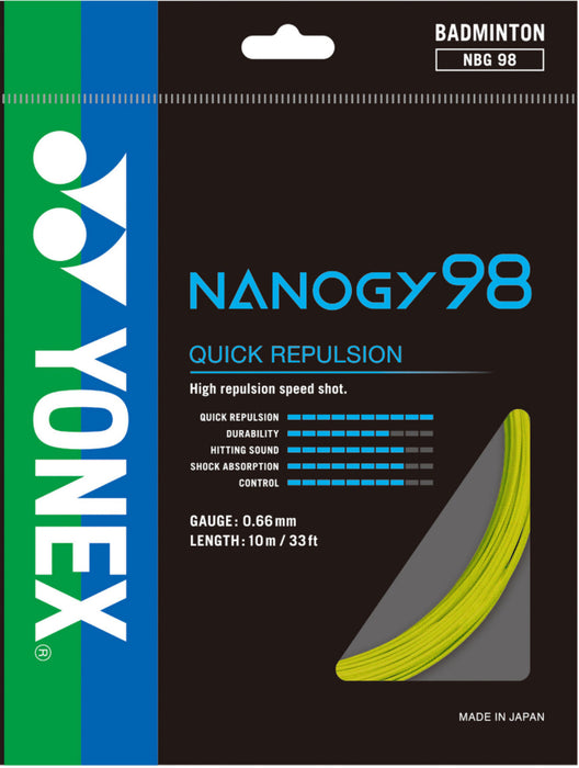 Yonex Nanogy 98 Badminton String on sale at Badminton Warehouse