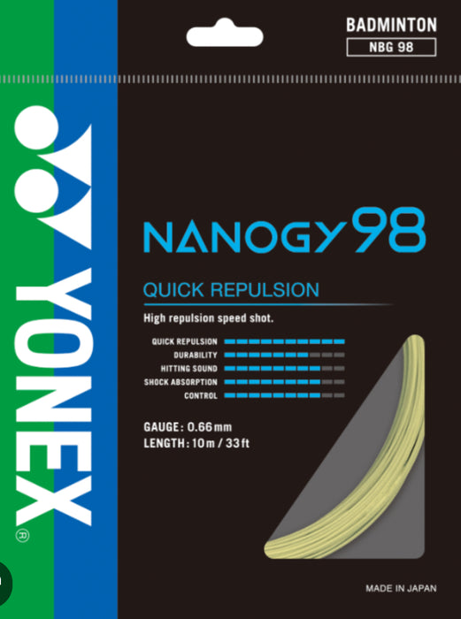 Yonex Nanogy 98 Badminton String on sale at Badminton Warehouse