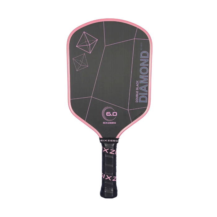 Six Zero Double Black Diamond Control Pickleball Paddle on sale at Badminton Warehouse