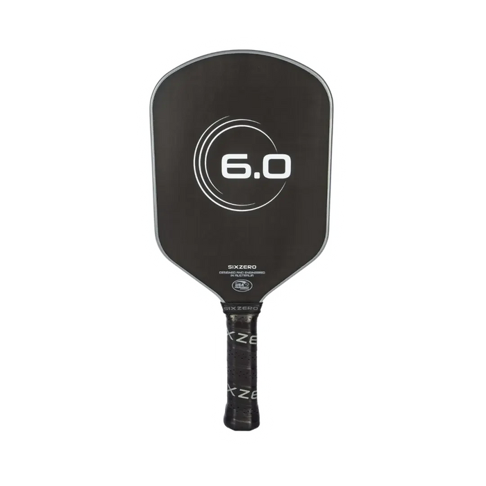 Six Zero Infinity Edgeless Black Diamond Power Pickleball Paddle on sale at Badminton Warehouse