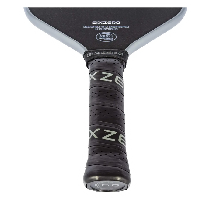 Six Zero Infinity Edgeless Black Diamond Power Pickleball Paddle on sale at Badminton Warehouse