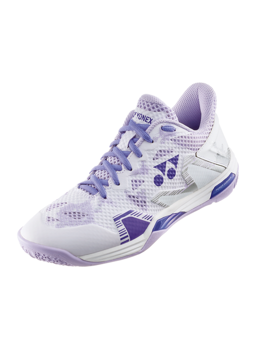 Yonex Power Cushion Eclipsion Z3 Women's Badminton Shoe (White/Purple) on sale at Badminton Warehouse