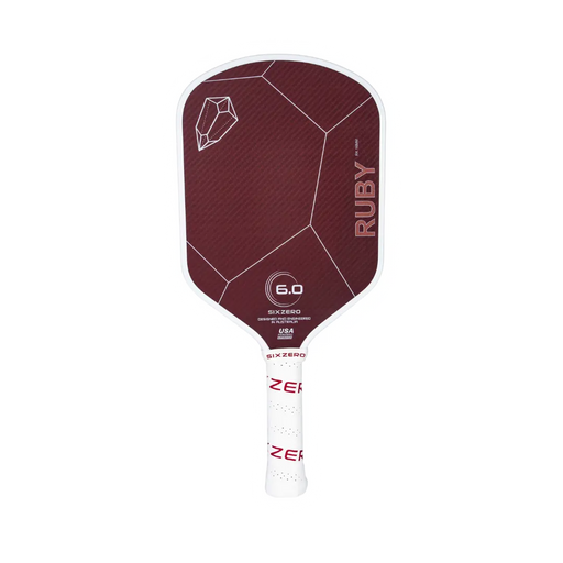 Six Zero Ruby Pickleball Paddle on sale at Badminton Warehouse