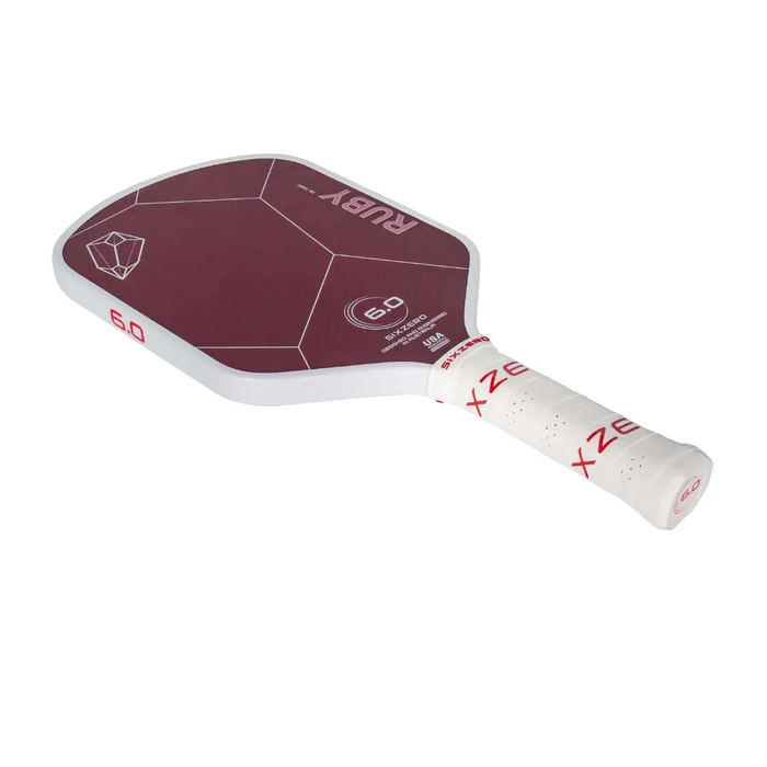 Six Zero Ruby Pickleball Paddle on sale at Badminton Warehouse