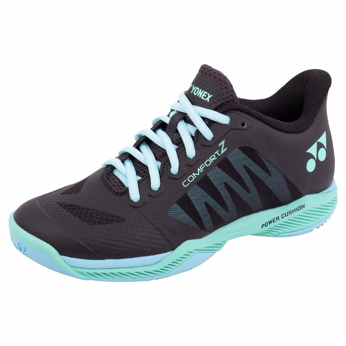 Yonex Power Cushion Comfort Z3 Women's Badminton Shoe (Black/Mint) on sale at Badminton Warehouse