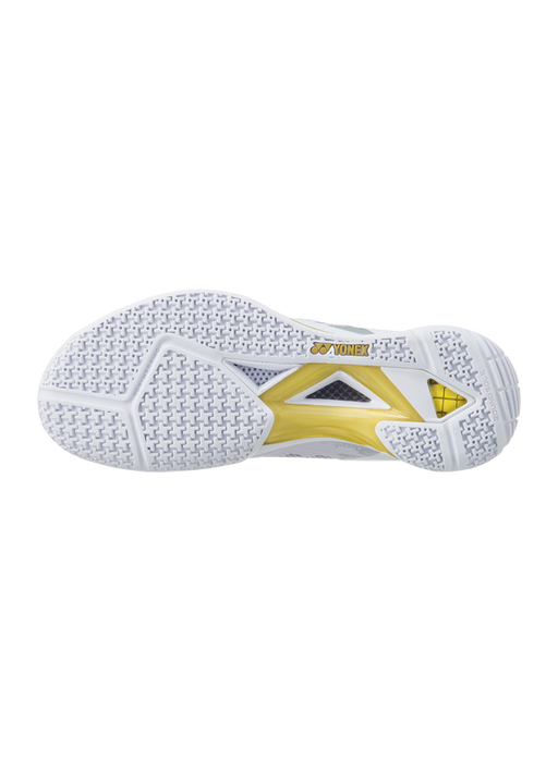 Yonex Power Cushion Eclipsion Z3 Men's Badminton Court Shoe (White/Gold) on sale at Badminton Warehouse